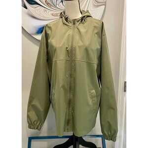 Weatherproof Men's Hooded Full Zip Jacket XL Lichen Green